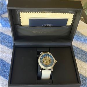 Porsamo Bleu Liza luxury automatic satin leather
